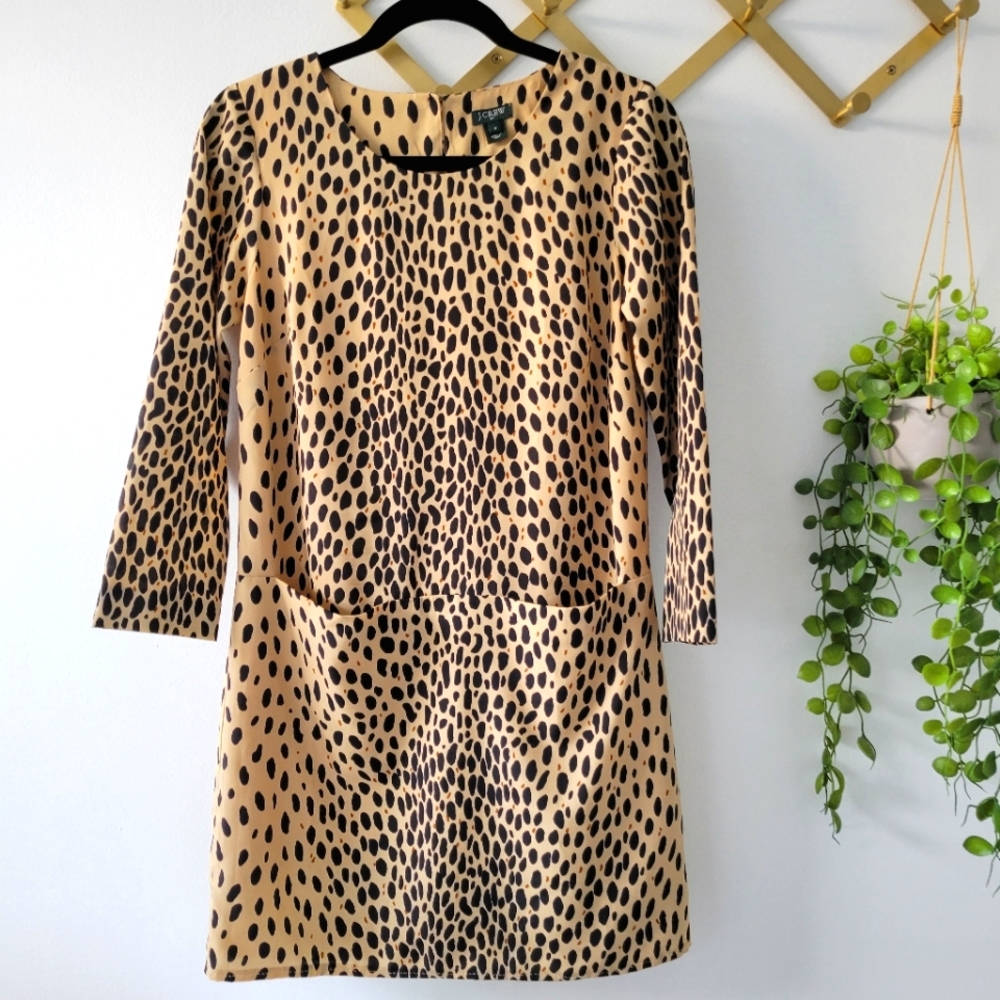 J. Crew dot printed pocket dress - Size 0